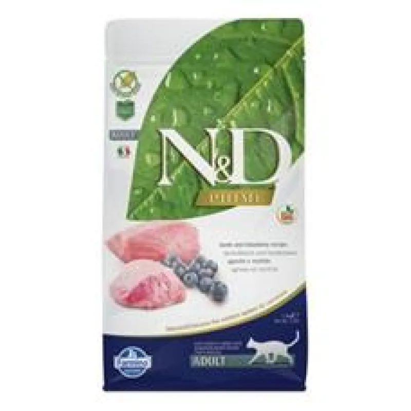 N&D PRIME CAT Adult Lamb & Blueberry 2 x 5 kg