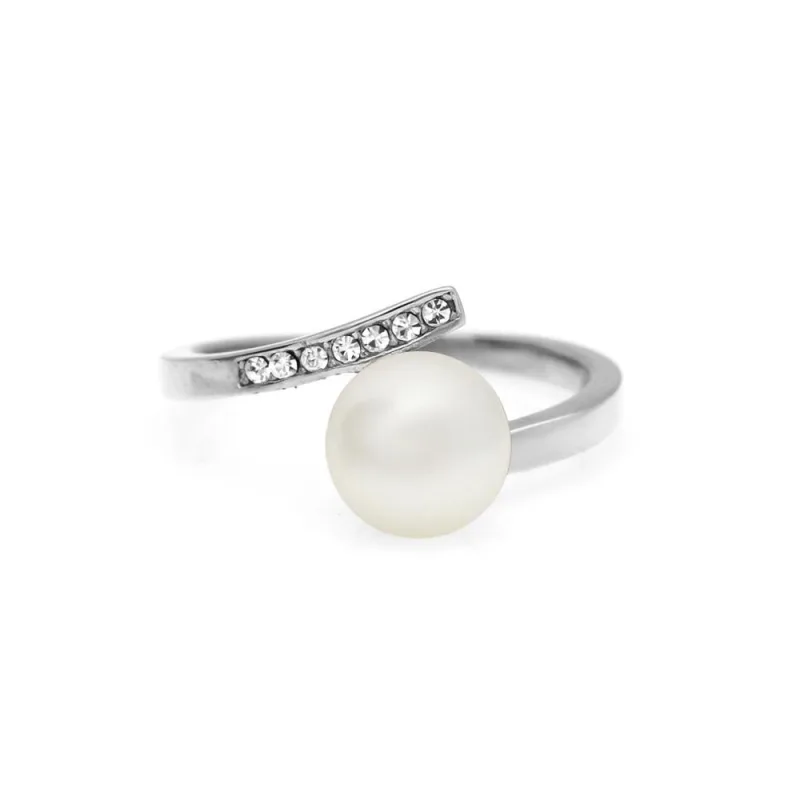 MPM Prsten z chirurgické oceli Ring 8009, Silver, size 58