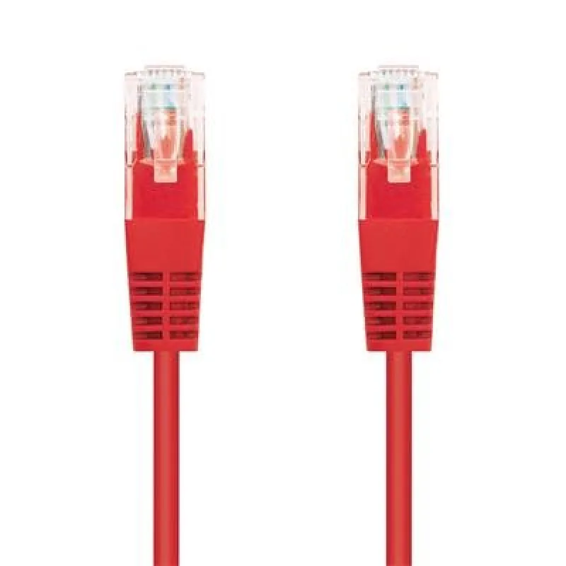 Kábel C-TECH patchcord Cat5e, UTP, červený, 2m CB-PP5-2R