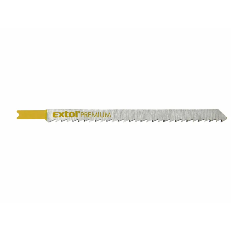 List pílový do priamočiarej pílky 5ks, HCS 126mm, hrubý rez, úchyt UNIVERSAL, HCS, EXTOL PREMIUM