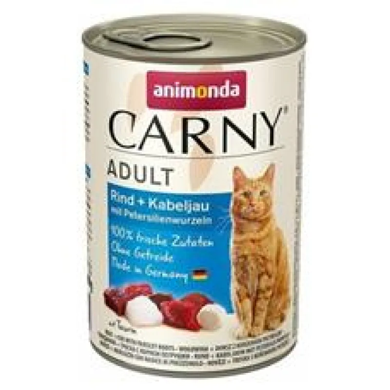 ANIMONDA konzerva CARNY Adult - hovězí, treska, petržel 200 g