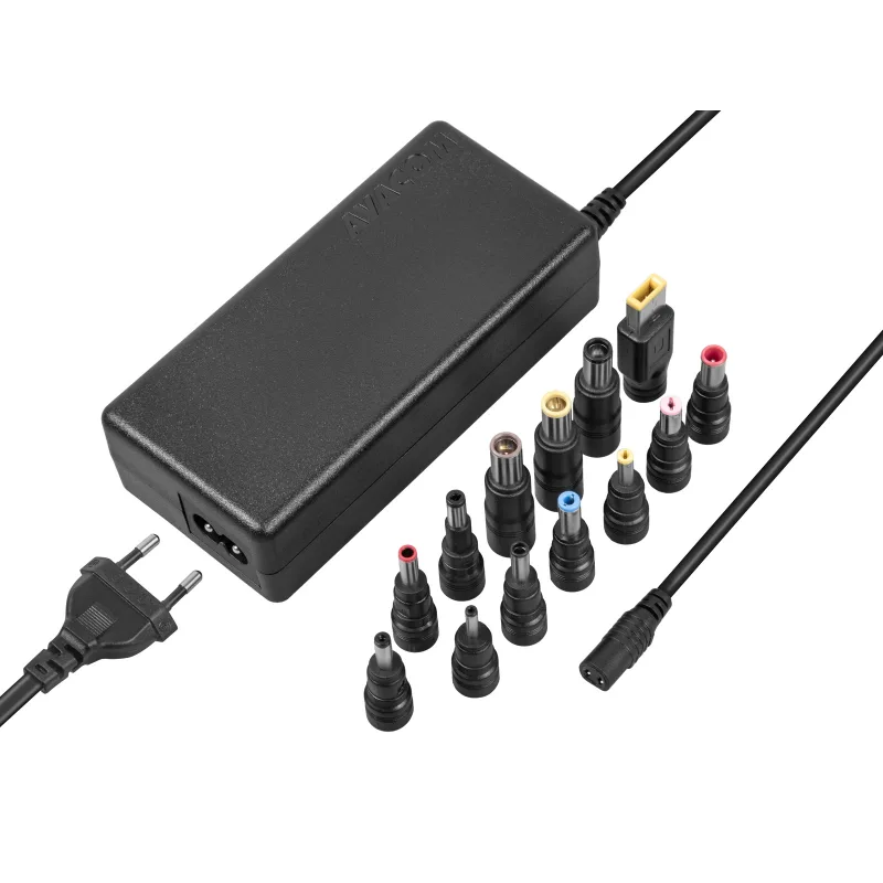 AVACOM QuickTIP 90W - univerzálny adaptér pre notebooky + 13 konektorov…