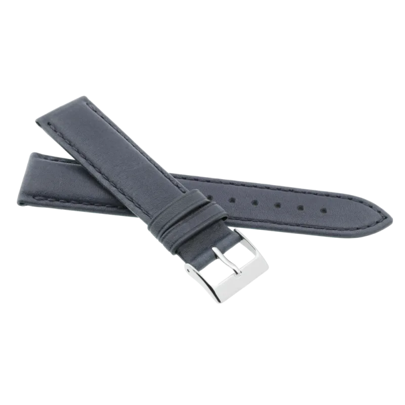 JVD Kožený pánský šedý řemínek na hodinky R42209/18