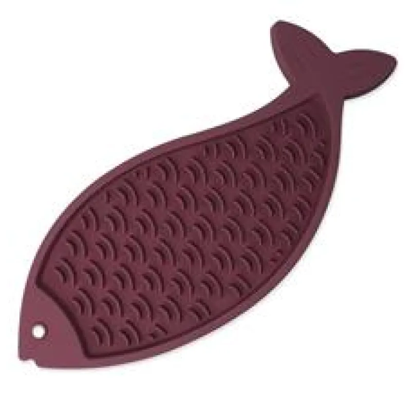 Podložka EPIC PET Lick & Snack lízací ryba pastelová fialová 28 x 11,5cm
