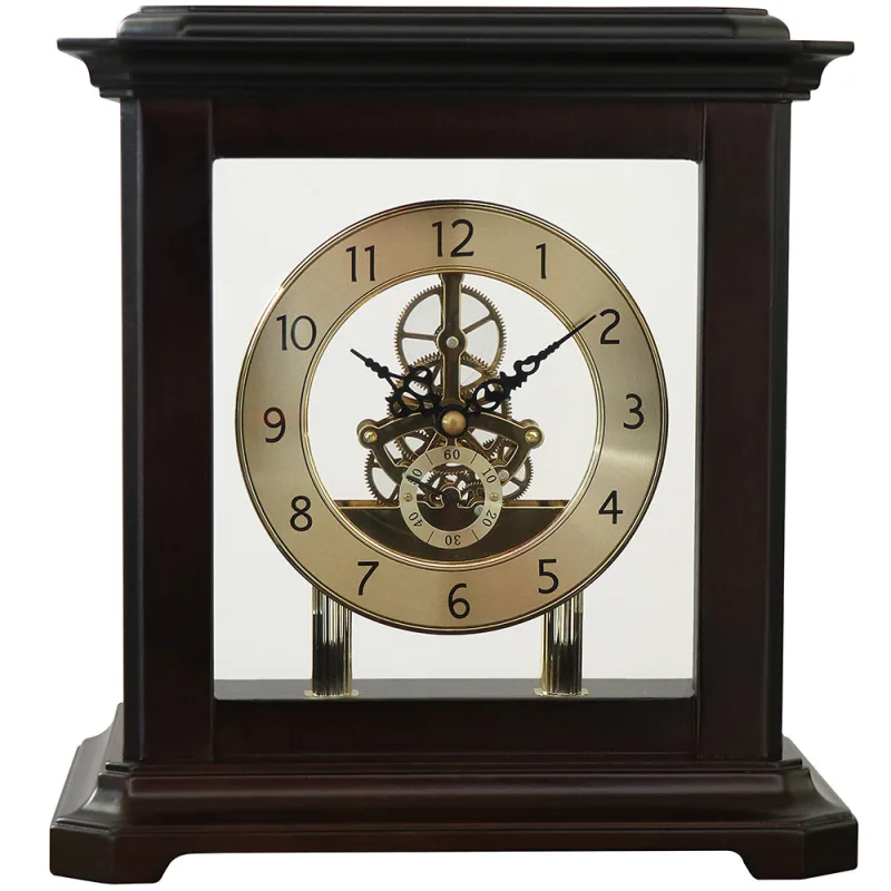 PRIM Dřevěné designové stolní hodiny PRIM Elegant E03P.4238.50