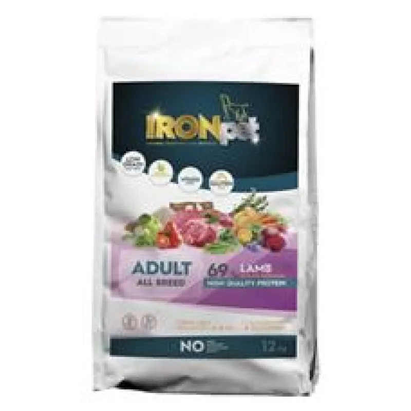 IRONpet Dog Adult All Breed Lamb (Jehněčí) 12 kg + Ručník ZDARMA