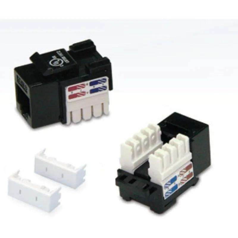 OXnet Keystone Cat6, netieneny UTP, 90st svork., typ UNI 110, čierny KJ8B…