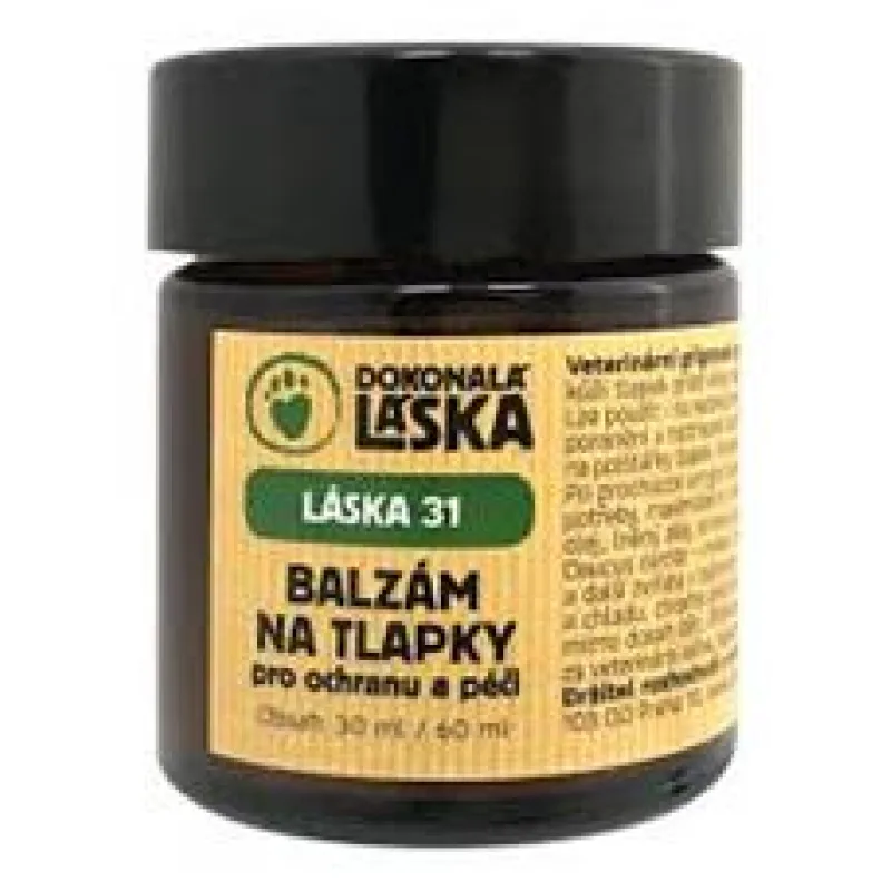 LÁSKA 31 - Balzám na tlapky pro ochranu a péče 30 ml