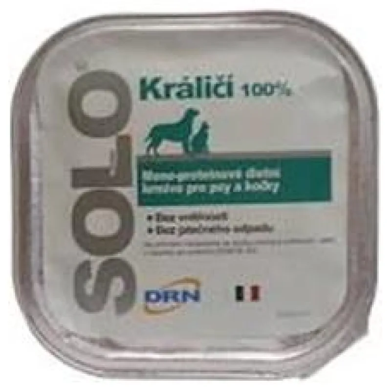 SOLO Coniglio 100% (králík) vanička 100g