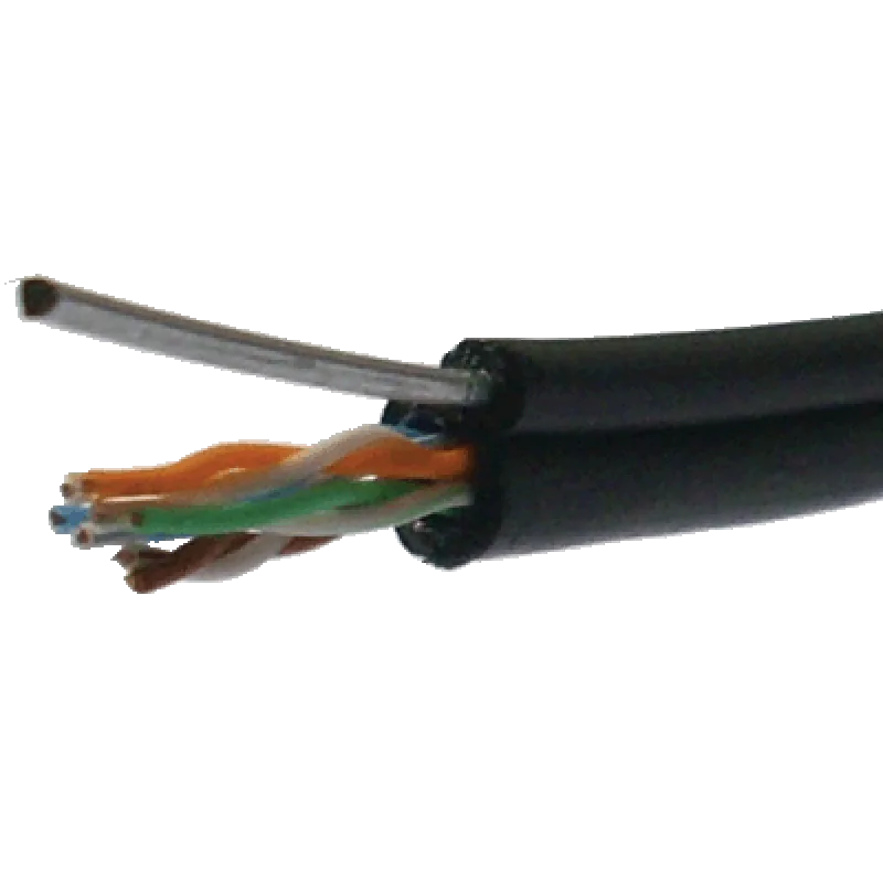 DATACOM UTP drôt Cat5e 305m samonosný OUTDOOR blk 1106