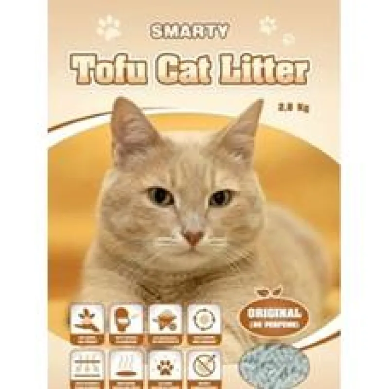 Smarty Tofu Cat Litter Original podestýlka bez vůně 6x 6lt