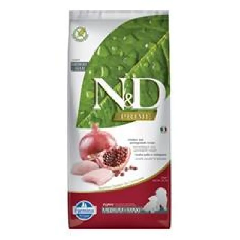 N&D PRIME DOG Puppy M/L Chicken & Pomegranate 2 x 12 kg