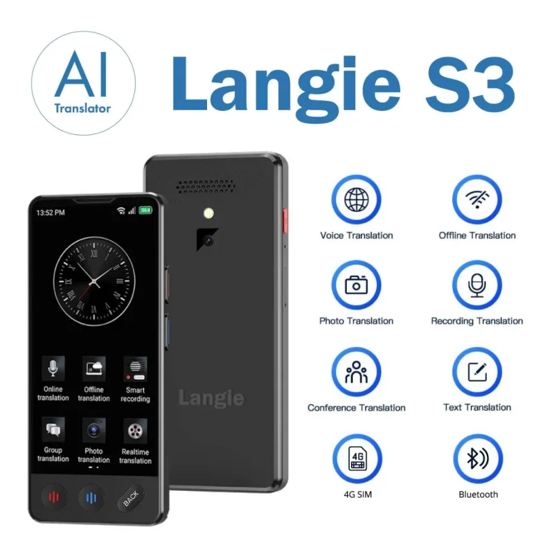 LANGIE S3 - kapesní překladač 8586025780001