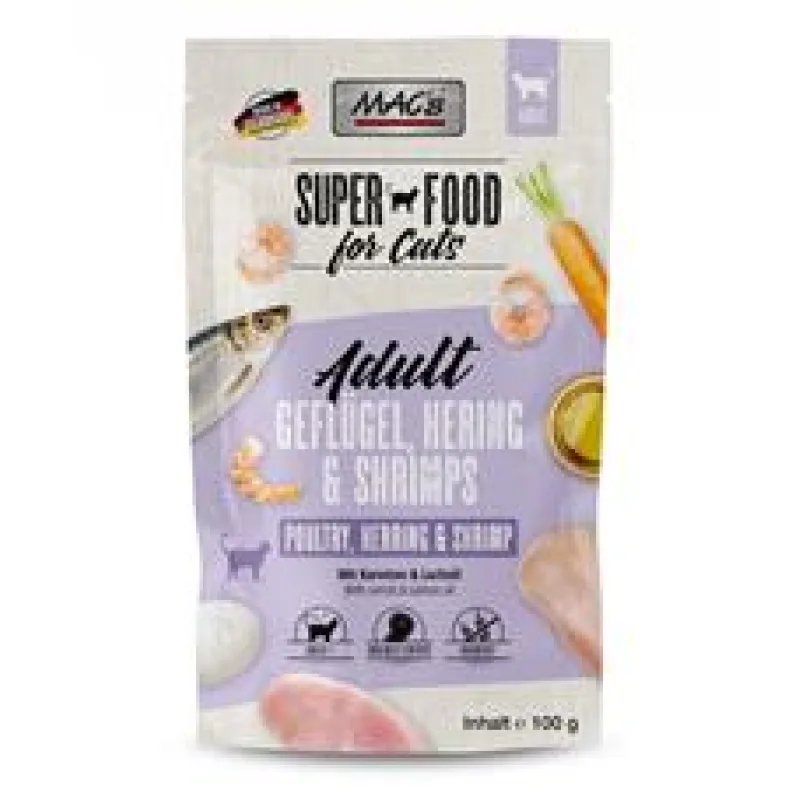 Kaps. MACs Cat DRŮBEŽ, SLEĎ A KREVETY 100 g