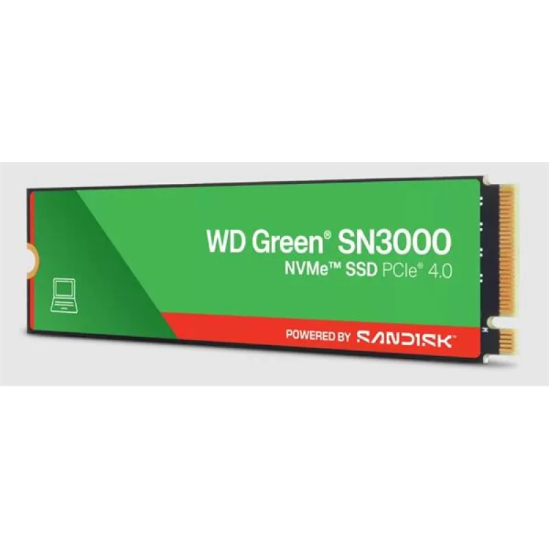 WD Green SN3000 1TB SSD PCIe Gen4 M.2 2280, NVMe ( r5000MB/s, w4200MB/s )…