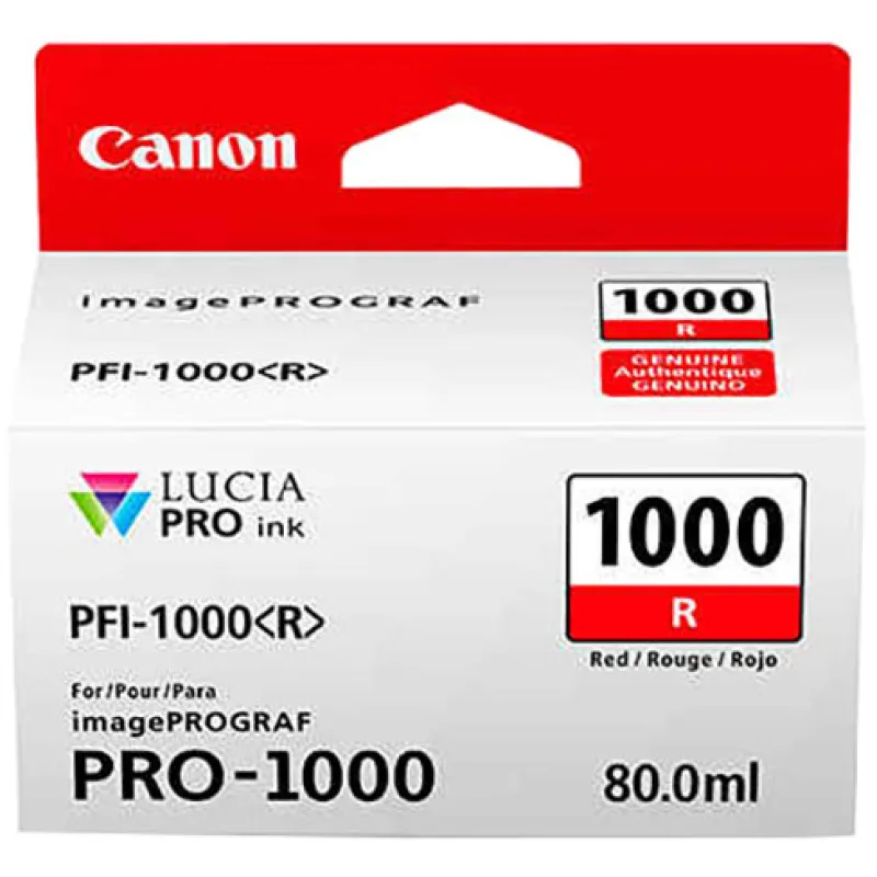 Canon PFI-1000 R, červený 0554C001