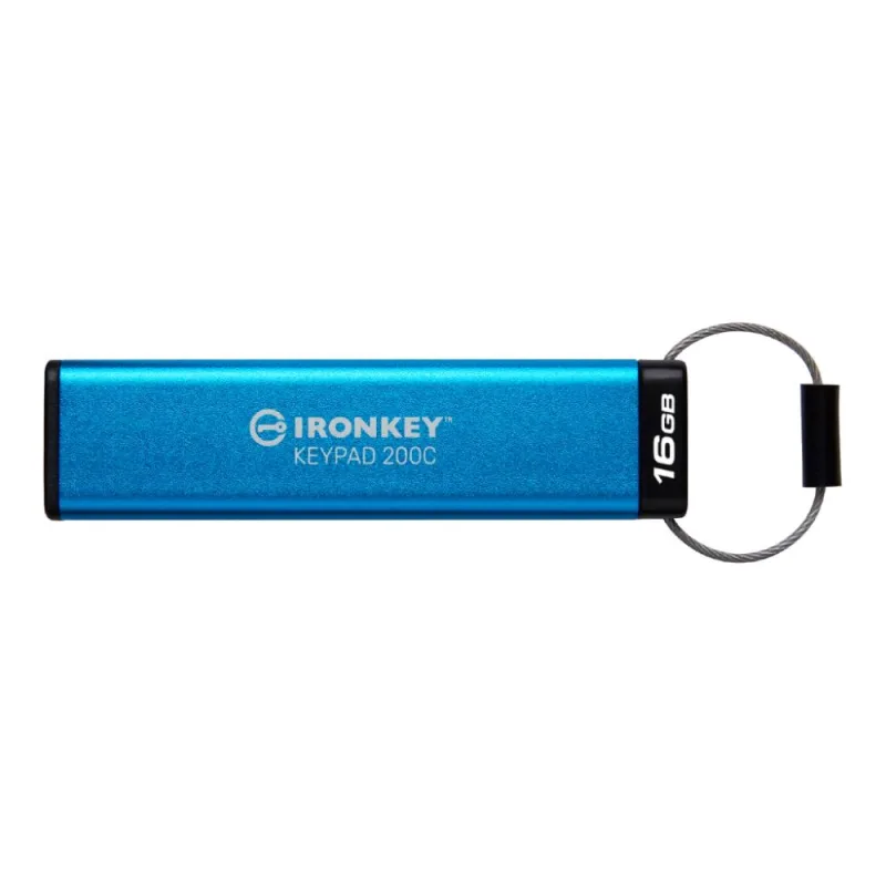 Kingston Flash Disk IronKey 16GB USB-C IronKey Keypad 200C, FIPS 140-3…