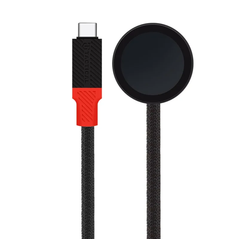 Tactical Recce 3:20 kábel pre Apple Watch Black/ Red 8596311246241