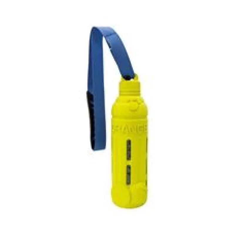 Lahev "ORANGE" z tvrdé přírodní gumy 26 / 65 cm, na popruhu, HipHop Dog 1 ks