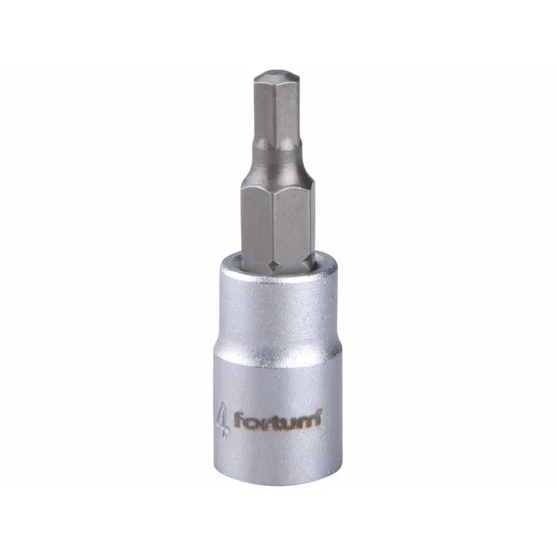 Hlavica zástrčná HEX, HX 4, 1/4”, FORTUM