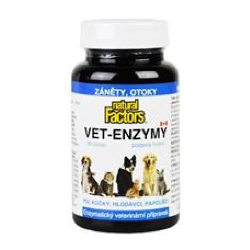 Vet-Enzymy 90tablet podpora hojení, záněty, otoky 90tbl