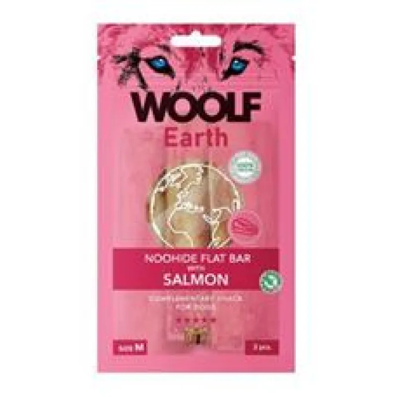 Woolf pochoutka Earth NOOHIDE Salmon M /90g