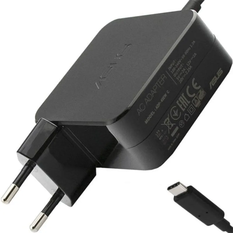 ASUS AC NAPÁJACÍ ADAPTÉR 45W 5V/ 12V/ 20V 2pin typ- C pre C302CA,T302CHI…