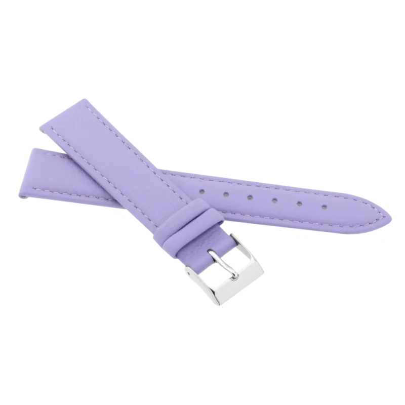 JVD Kožený unisex fialový řemínek na hodinky R41423/16