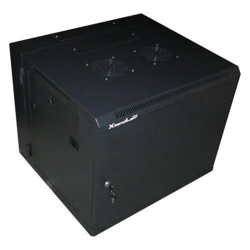 XtendLan 19" dvoudílný nástěnný rozvaděč 9U 600x550, nosnost 60 kg, …