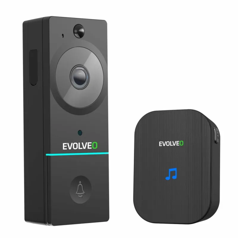 EVOLVEO Ringo RELAY - WiFi videozvonček s otváraním brány + zvonček do…