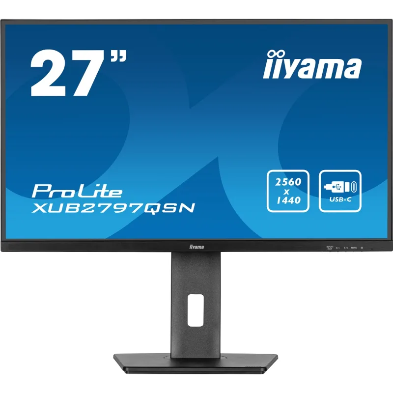 iiyama ProLite/ XUB2797QSN-B2/ 27"/ IPS/ QHD/ 100Hz/ 1ms/ Black/ 3R…