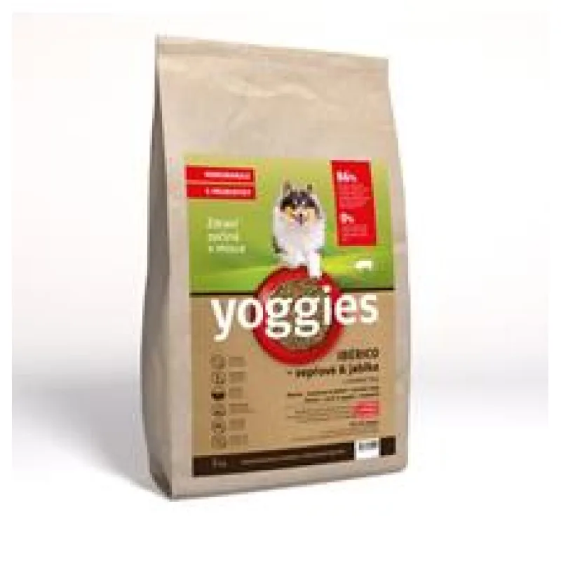 Yoggies MINIGRANULE Ibérico vepřové maso s jablky lisované za studena s probiotiky 2 kg