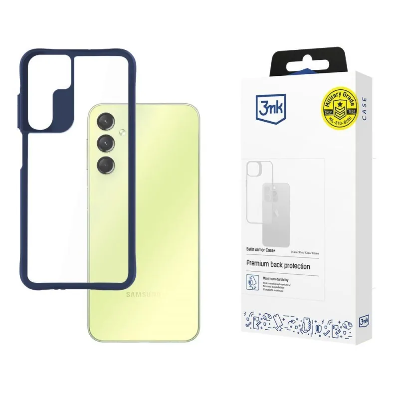 3mk ochranný kryt Satin Armor Case+ Blue pro Samsung Galaxy A25 5G…