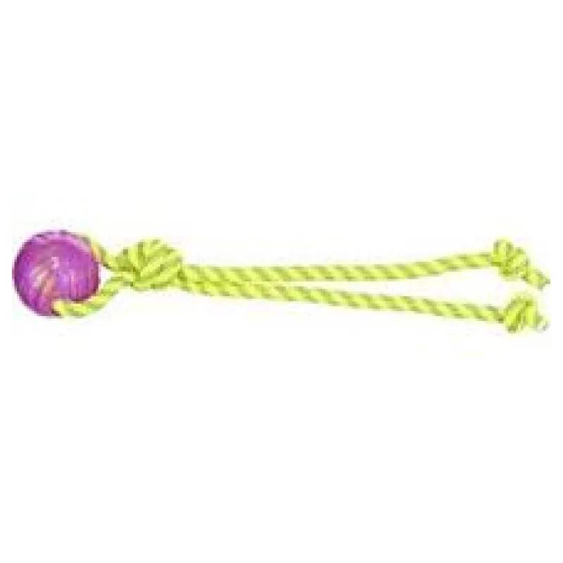 Aqua Toy lano s gumovým míčkem, plovoucí, ø 6 × 40 cm, polyester/TPR 1 ks