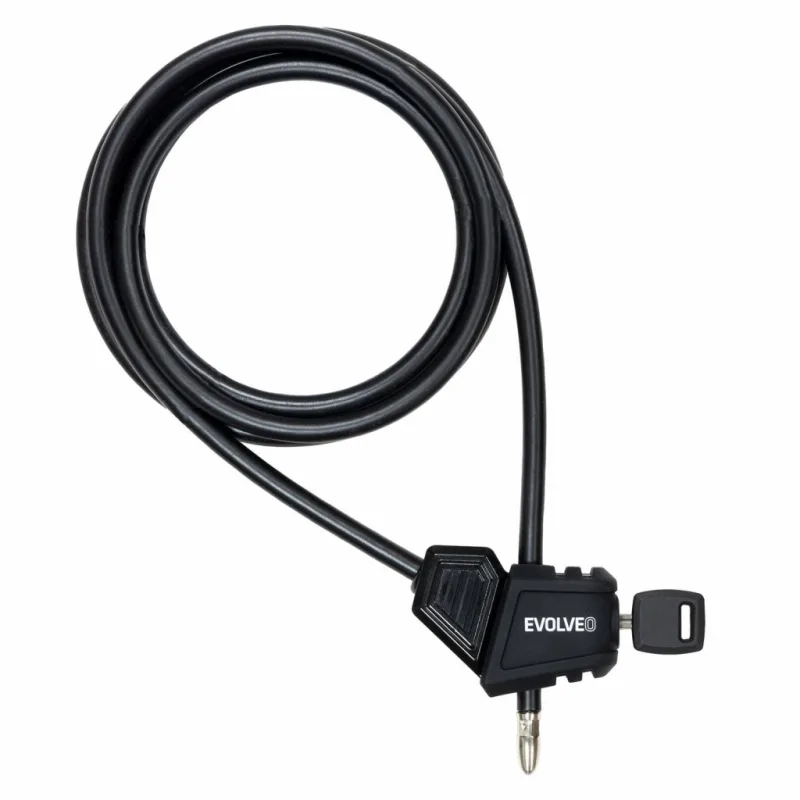 EVOLVEO StrongVision LOCK, lanový nastaviteľný zámok 8mm x 2m CAM-LOCK