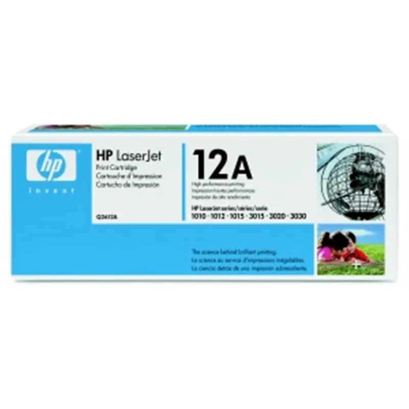 HP inteligentná tlačová kazeta čierna, Q2612A Q2612A