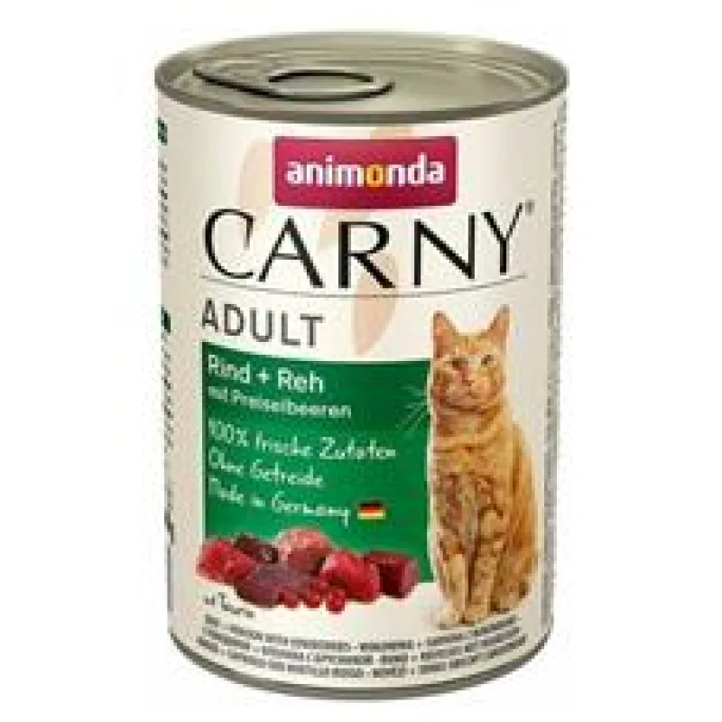 ANIMONDA konzerva CARNY Adult - hovězí, srnčí,brusinky 400 g