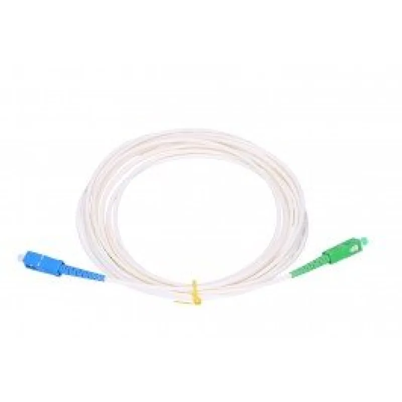 SC/ APC - SC/ UPC simplex 9/ 125 SM 3m arm.biely 3mm B3 LSZH 0412