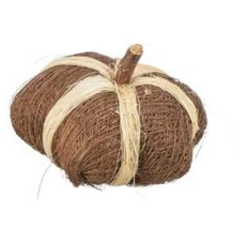 Dýně - přírodní hračka pro hlodavce 9 x 6 cm, kokosová a sisalová vlákna/dřevěná kůra 1 ks