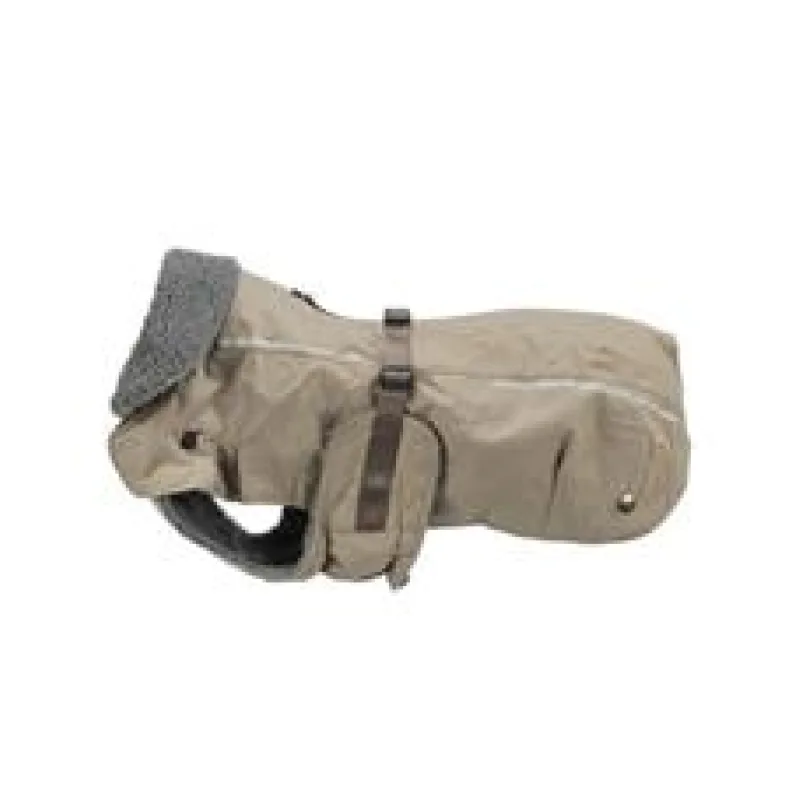 Kabátek ROUEN 2 v 1, buldog střih, písková XS:32cm, hruď:38-64cm, krk:38-46cm