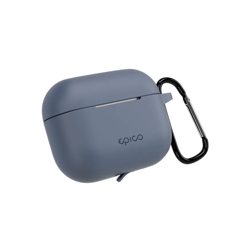 Epico puzdro s karabínou AirPods Pro 3 - modrošed 94411103200001