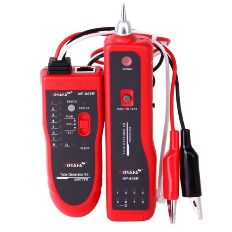 W-Star Tester sieťových káblov WSNF806R, RJ45, RJ11, vyhľadávacia sonda…