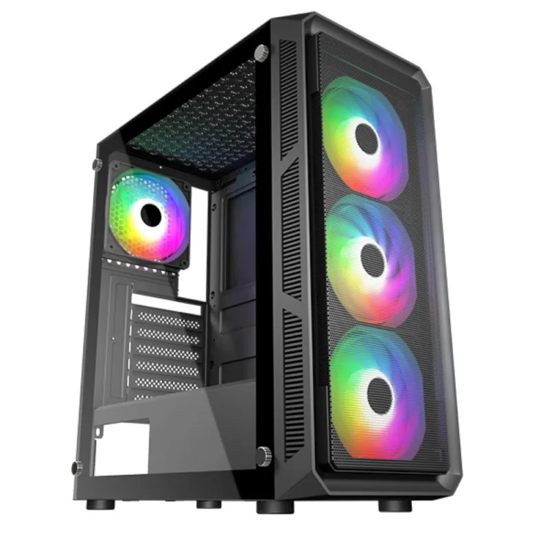 VeinX case HERMES MESH Mid Tower, ATX, 1xUSB 3.0, 2xUSB 2.0, 4x ARGB…
