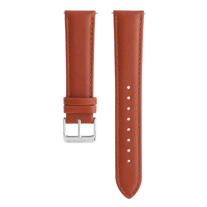 PRIM Kvalitní kožený řemínek PRIM s klasickou přezkovou sponou RB.13105 (20 mm) - hnědý RB.13105.2018.5050.L1