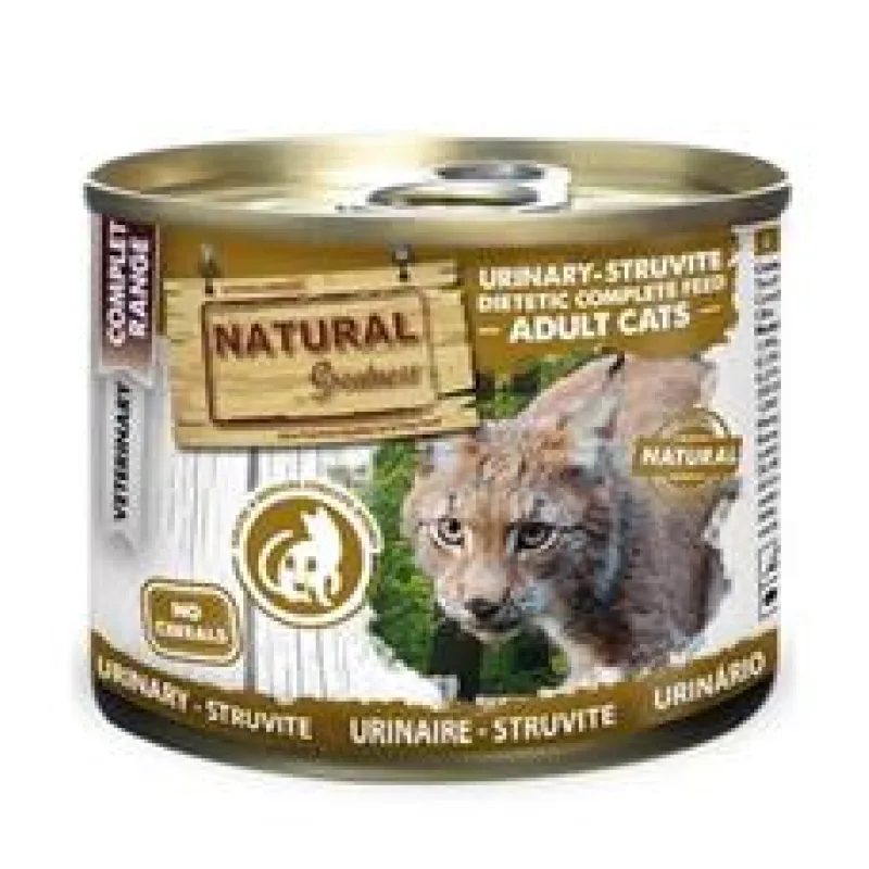 Natural Greatness URINARY-STRUVIT veterinární dieta, konzerva pro kočky 200 g