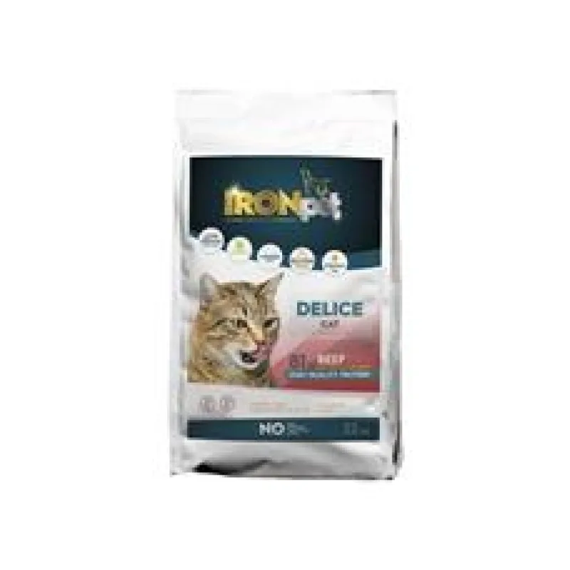 IRONpet Cat Delice Beef (Hovězí) 12 kg