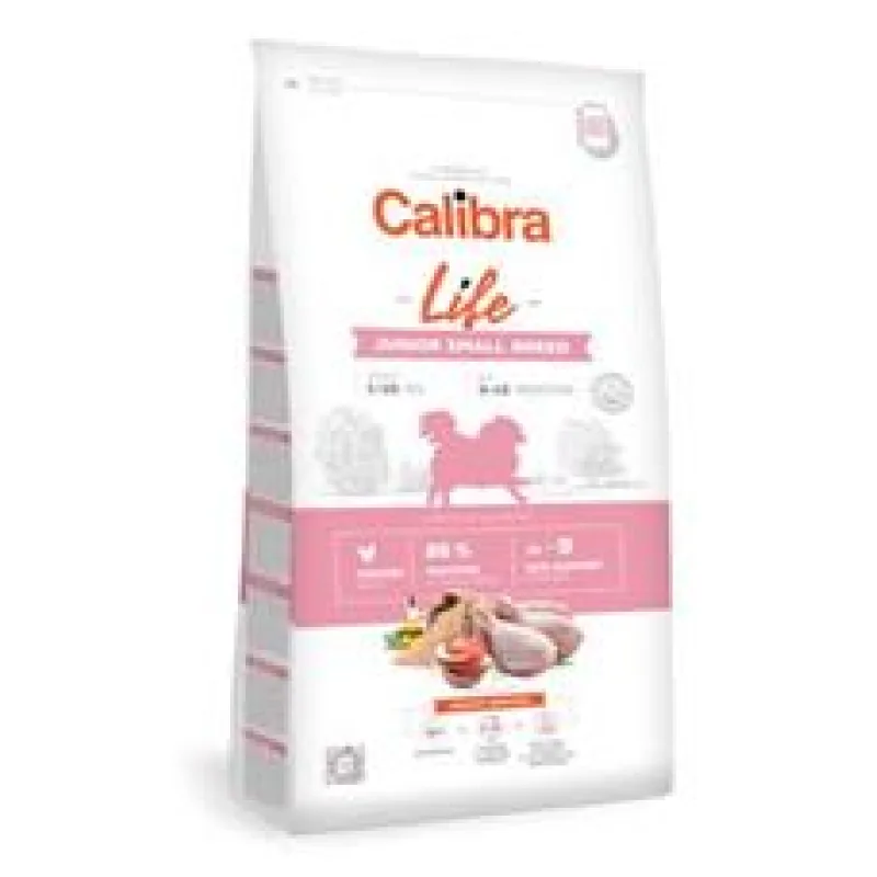 Calibra Dog Life Junior Small Breed Chicken 6 kg - exp. 9/25 - 1 ks skladem