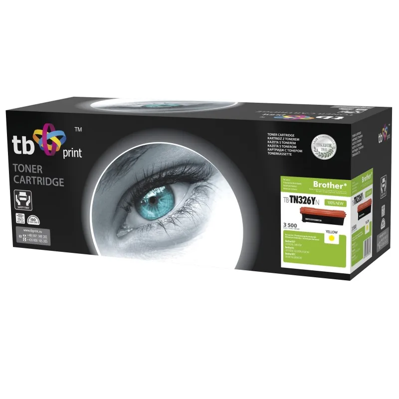 Toner TB kompatibilný s Brother TN326Y 100% new TB-TN326YN