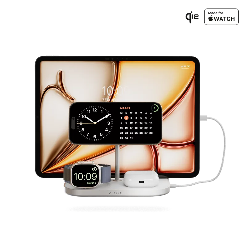 ZENS 4-1 Wireless Charger 60W USB-C output ZEDC29W