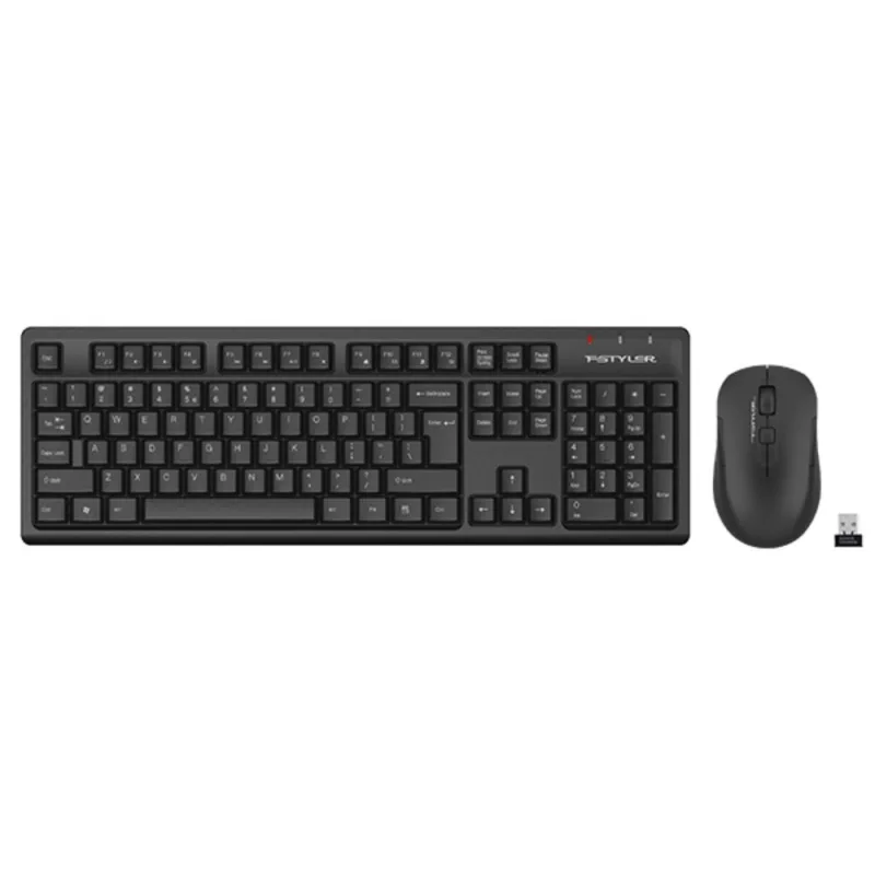 A4tech FG1200 FStyler, bezdrátový kancelářský set klávesnice s myší, 2,4G…